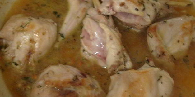 кролик с каштанами