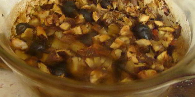 кролик с каштанами