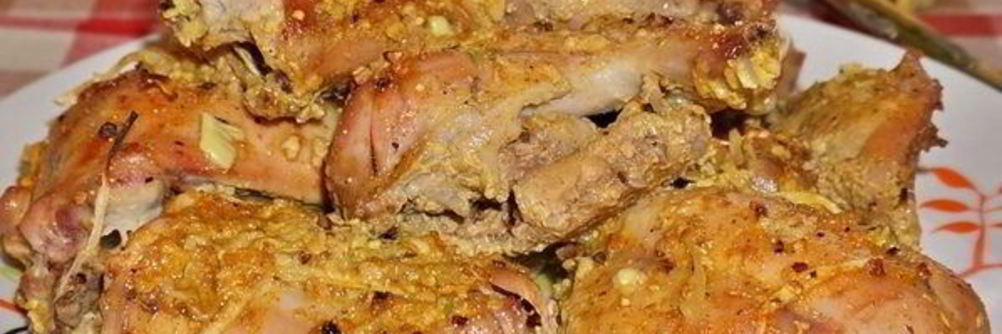 Кролик в кефире