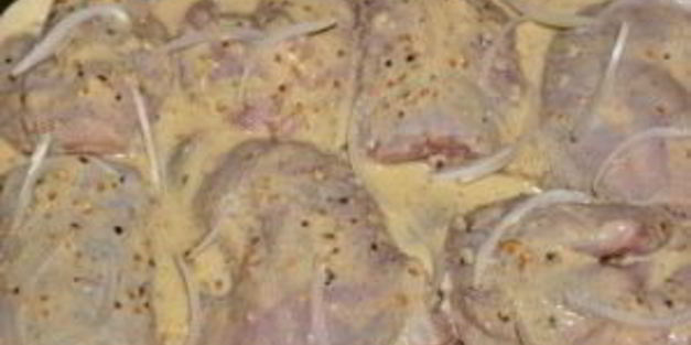 кролик в кефире