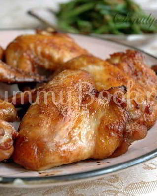 Крылышки куриные в соевом соусе