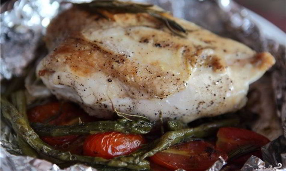 Рецепт куриная грудка, запеченная в сметане