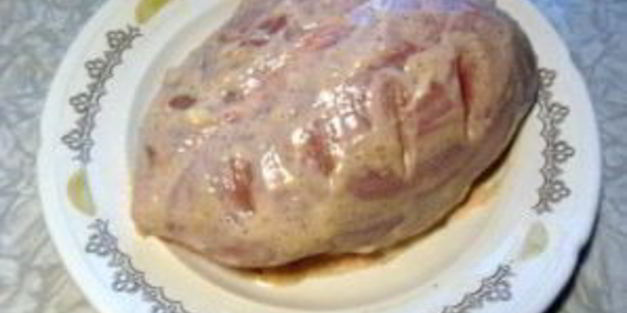 куриная грудка, запеченная в сметане