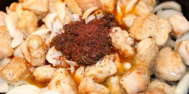 куриное филе по-мароккански с кускусом