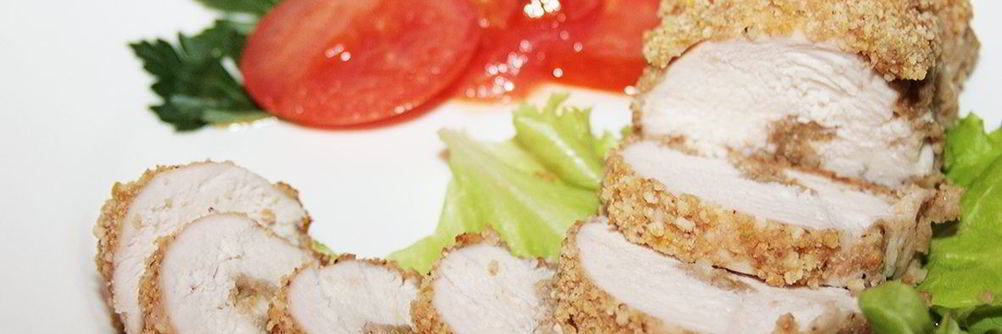 Куриные грудки в арахисе