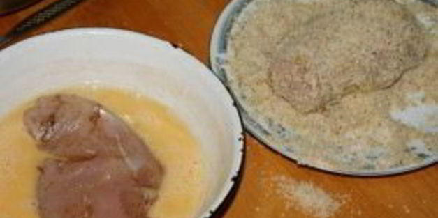 куриные грудки в арахисе