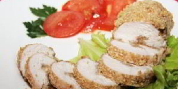 куриные грудки в арахисе