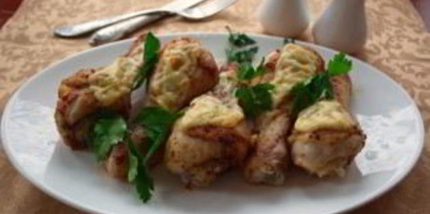 куриные ножки с сыром