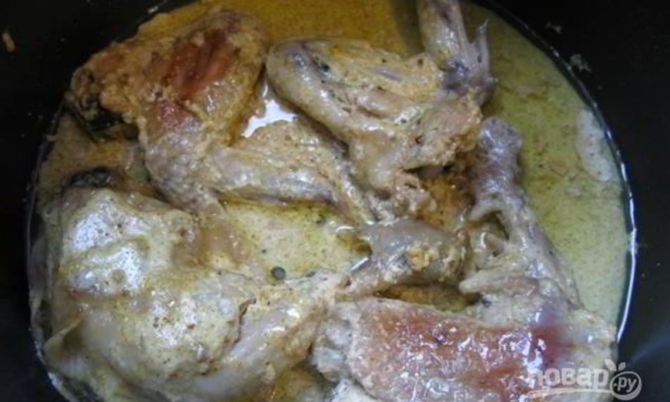 Рецепт куриные ножки в сливочном соусе