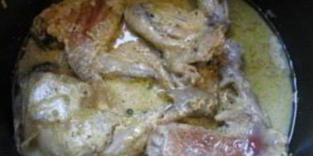 куриные ножки в сливочном соусе