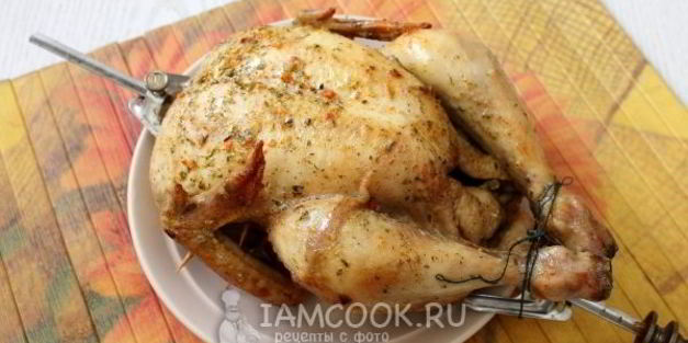 курица гриль в духовке