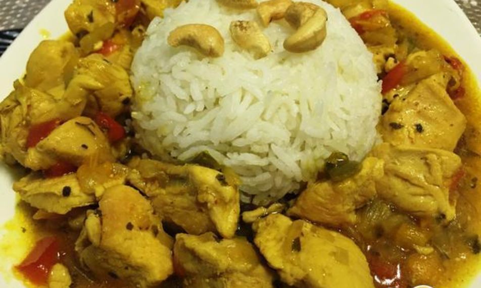 Рецепт курица карри в кокосовом молоке