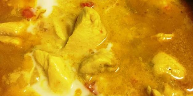 курица карри в кокосовом молоке