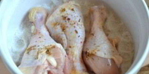 курица на соли в духовке