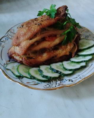 Курица Подружки в шоке