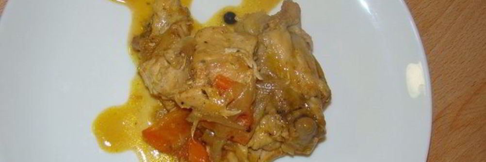 Курица с апельсинами