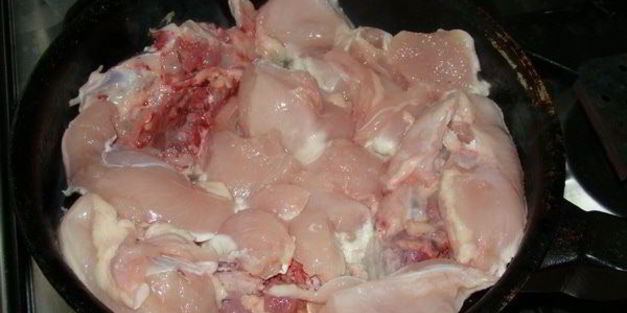 курица с апельсинами