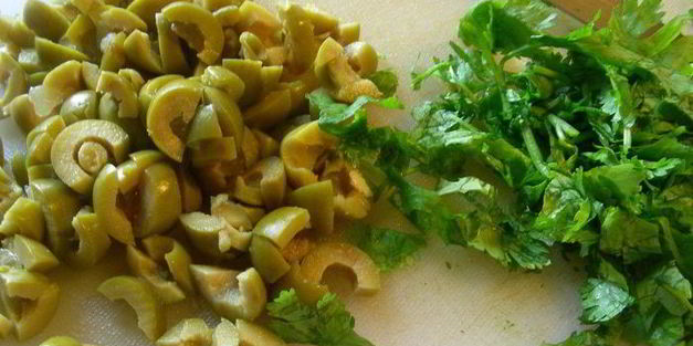 курица с рисом и овощами по-испански