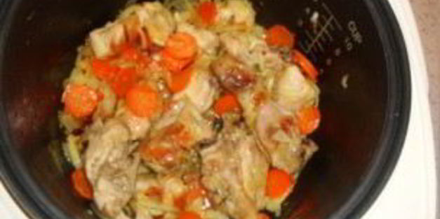 курица с цветной капустой в мультиварке