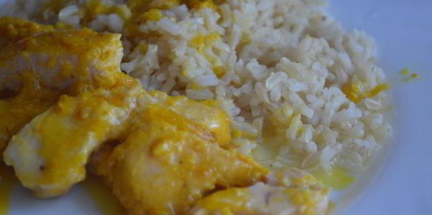 курица в апельсинах