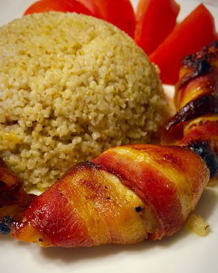 Курица в беконе