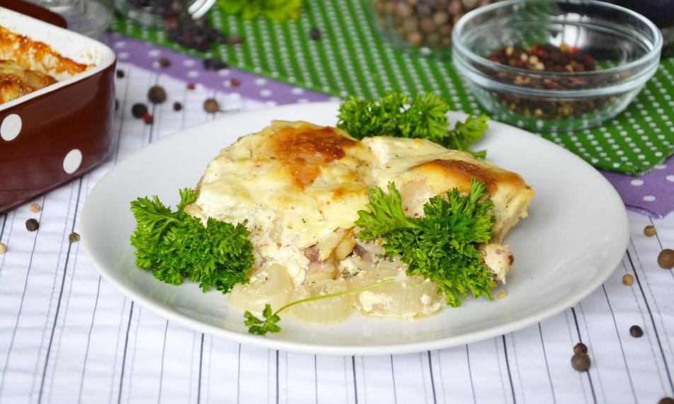 Рецепт курица в сметане с чесноком в духовке