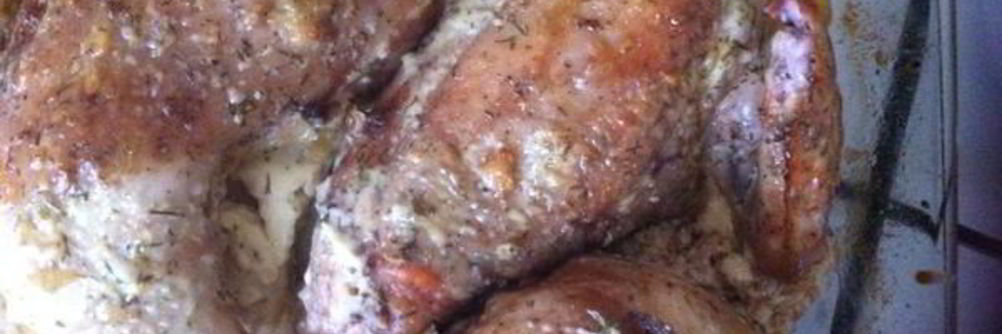 Курица запеченая в соево-медовом маринаде