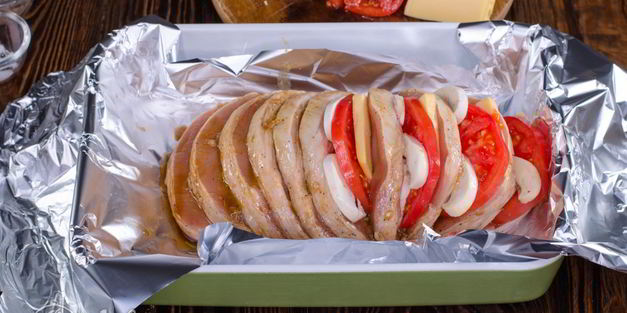 мясо гармошка