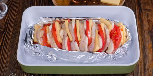 мясо гармошка