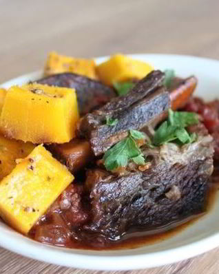 Мясо с тыквой