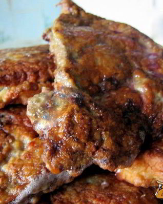 Отбивные из говяжьей печени в кляре