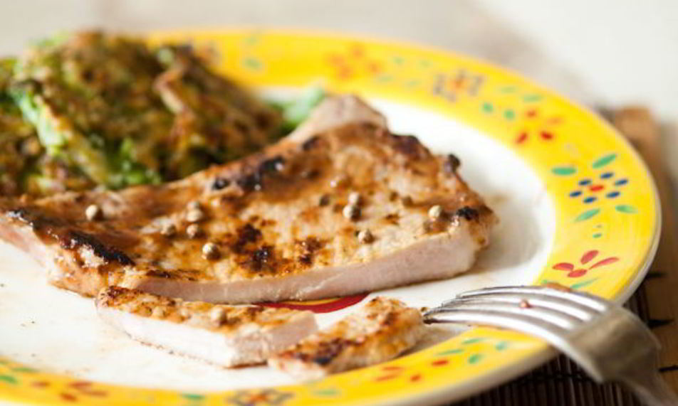 Рецепт отбивные из свинины с горчицей