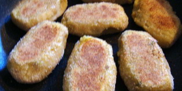 пряные картофельно-чечевичные биточки