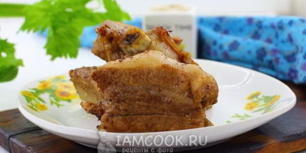 ребрышки свиные в духовке в рукаве