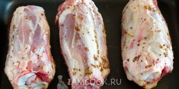 свиная рулька с картошкой в духовке