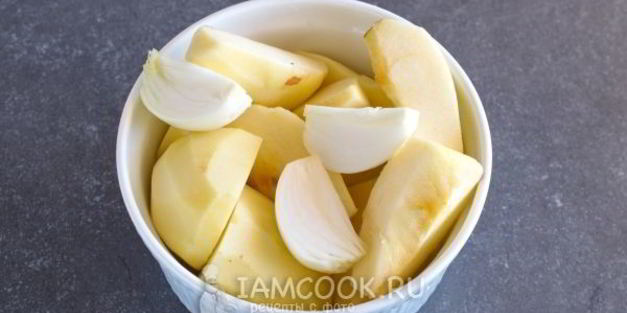 свиная рулька с картошкой в духовке