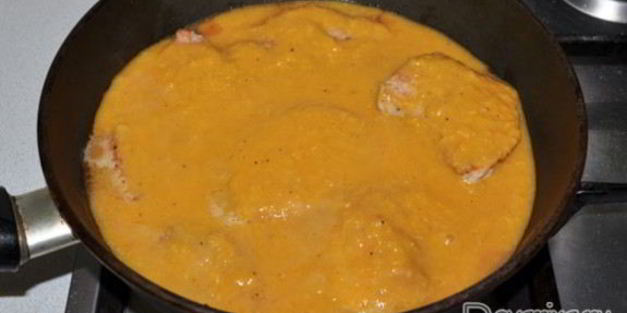 свинина в абрикосовом соусе