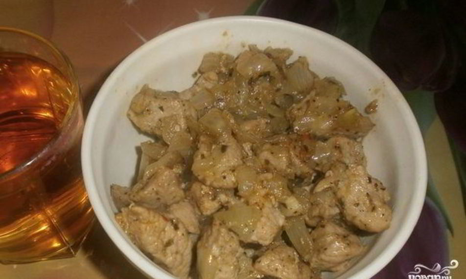Рецепт свинина, жаренная на сковороде кусочками