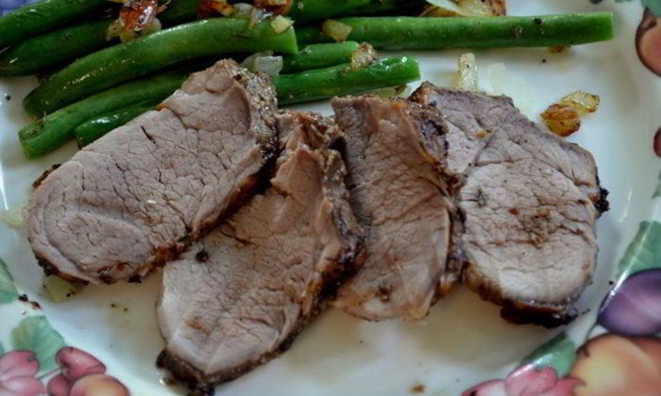 Рецепт свиное филе с розмарином