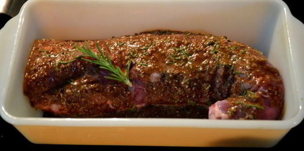 свиное филе с розмарином