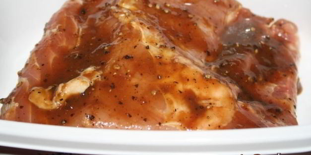 свиной карбонад запеченный в микроволновке