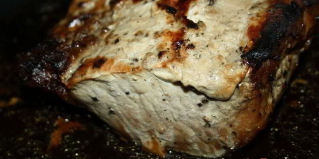 свиной карбонад запеченный в микроволновке