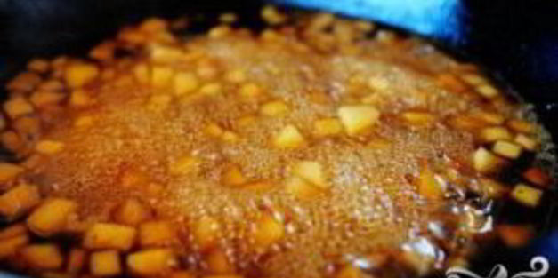 свиные отбивные со сливочной крупой