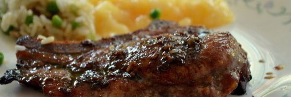 Свиные отбивные в азиатском стиле