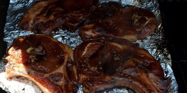 свиные отбивные в азиатском стиле