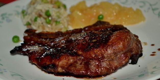 свиные отбивные в азиатском стиле