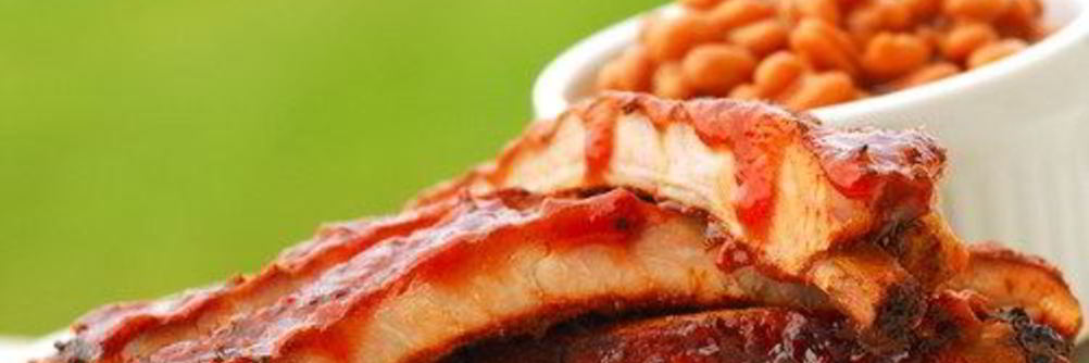 Свиные ребра на гриле по-алясски