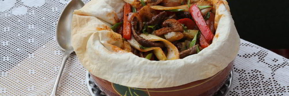 Телятина в лаваше