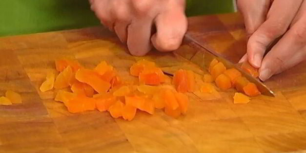 террин из кролика с курагой