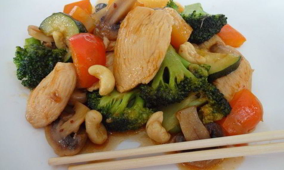 Рецепт цыпленок по-тайски с орехом кешью